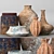 Sleek Ceramic Vase for Modern Homes 3D model small image 1