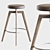 Modern MDF Italia Barstool 3D model small image 2