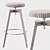 Modern MDF Italia Barstool 3D model small image 3