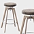 Modern MDF Italia Barstool 3D model small image 4