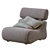 Club Comfort: Kave Home Fauteuil 3D model small image 6