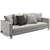 Modern Minimalist Minotti Pollock Sofa 3D model small image 4