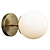 Elegant Nova Opal Sconce 3D model small image 1