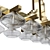 Elegant Art Deco Chandelier 3D model small image 2