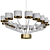 Elegant Murano Glass Chandelier 3D model small image 1