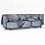 Natuzzi Wave 3-Seat Sofa: Modern Comfort in Style 3D model small image 3