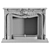 Classic Basalt Fireplace De Orsay 3D model small image 6