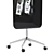 Sleek Mobile Glassboard for Creative Spaces 3D model small image 4