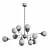 Radiant Italian Starburst Chandelier 3D model small image 2