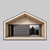 Rustic Barn House - Modern Design 3D model small image 1