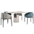 Modern Design: Frank Chair & Alba Table 3D model small image 1