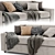 West Elm Urban 2 Seats - Modern Stylish Sofa 3D model small image 2