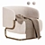 Elegant Marabu Armchair: A Timeless Italian Design 3D model small image 1