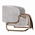 Elegant Marabu Armchair: A Timeless Italian Design 3D model small image 4