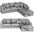 Arflex Rendez Vous Modern Sofa 3D model small image 3