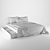 Benedetti Wooden Double Bed 3D model small image 4