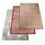 Modern Rugs Set - 5 Pieces 3D model small image 1