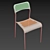 Minimalist Chair: IKEA ADDE 3D model small image 5