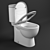 Elegant Sanita Luxe ART Toilet 3D model small image 5