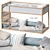 KURA Double Bed: Versatile and Stylish. 3D model small image 1