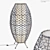 Bamboo Dreams Rattan Floor Lamp 3D model small image 1