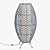 Bamboo Dreams Rattan Floor Lamp 3D model small image 2