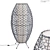 Bamboo Dreams Rattan Floor Lamp 3D model small image 5