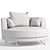 Modern Reddeboo Upholstered Chair 3D model small image 3