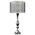 Silver Orchid Crystal Bling Table Lamp 3D model small image 1