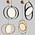 Elegant Arvet Pendant Light 3D model small image 2