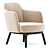 Elegant LUCYLLE Armchair: Stylish Comfort for Your Space 3D model small image 5