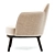 Elegant LUCYLLE Armchair: Stylish Comfort for Your Space 3D model small image 6