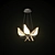 NOMI Bird Chandelier: Stylish Avian-inspired Lighting 3D model small image 4