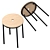 Sleek Circa Stool - Elegant Design 3D model small image 2