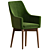 Elegant Half Chair Miami 3D model small image 1