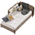 Sleep Onnn Single Crib Bed 3D model small image 3