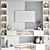 SleekTV Wall Unit-380cm | Stylish & Space-Saving 3D model small image 4