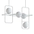 Modern Link Suspension Lamp 3D model small image 2