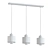 Modern 3-Light Linear Pendant 3D model small image 2