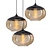 Stylish Cluster Pendant Light 3D model small image 1