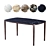 Mia Casa Izi Dining Table: Elegant and Versatile 3D model small image 1