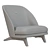 Elegant Georgia Chair: Stylish & Comfortable 3D model small image 6