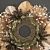 Organic Wheat Decor Wreath 3D model small image 4