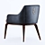 Elegant 1743 Chair by Tecni Nova 3D model small image 2