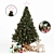 Festive Green Christmas Tree | 200Cm Height 3D model small image 1