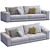 Elegant Hamilton Sofa by Minotti 3D model small image 1
