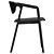 S.A.C. Stacking Dining Chair 3D model small image 3