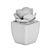 Small White Pot Plant: 2015 Version 3D model small image 2