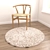 Versatile Round Rugs Set 3D model small image 2