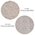 Versatile Round Rugs Set 3D model small image 3